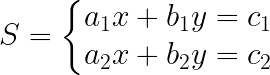 Sitema Linear 2x2